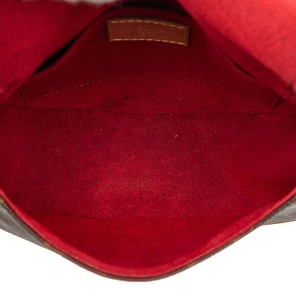 LOUIS VUITTON Brown Monogram Leather Shoulder Bag - Picture 4 of 7